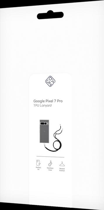 Produktbild Cazy Handykette Hülle Kompatibel mit Google Pixel 7 Pro - Silikon Handyhülle mit Band Necklace Hülle -