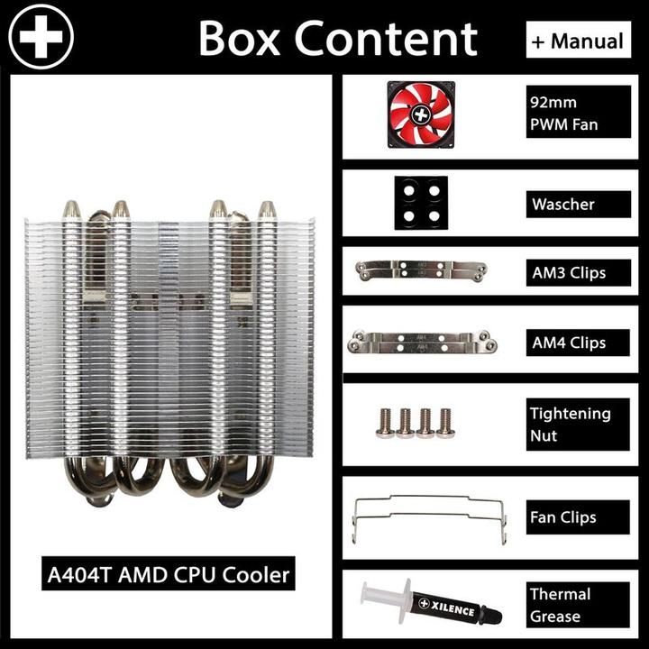 Produktbild Xilence AMD, 600-2200 ± 10% RPM, 65.4 CFM, 14 - A (55 mm)