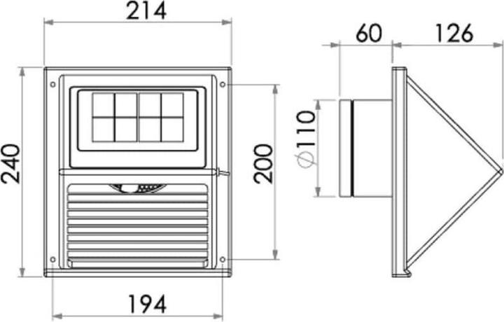 Produktbild Wattstunde Solarlüfter SLH/S, Zubehörtyp: Lüfter