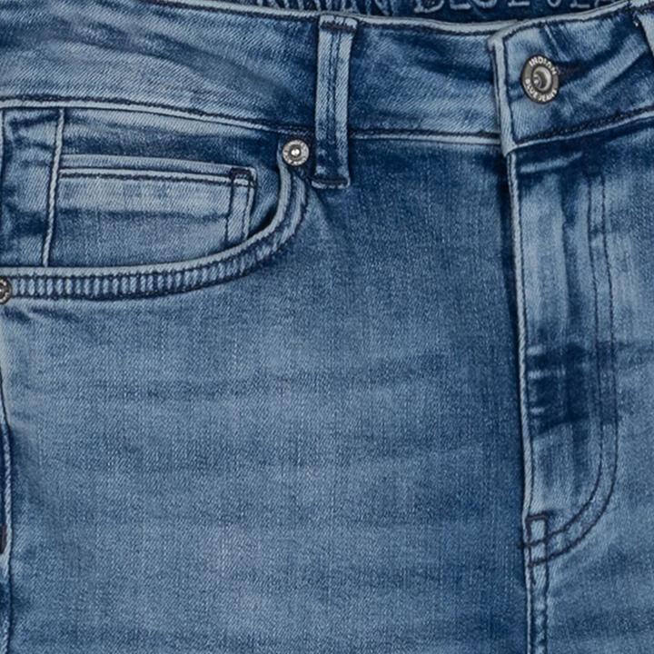 Actual product image Indian Blue Jeans Jeans Tape fit Damaged Light Denim (152)
