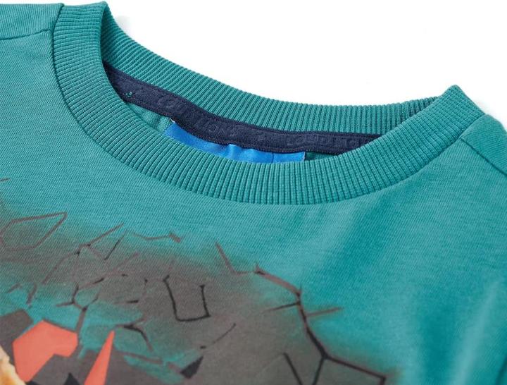 Immagine prodotto VidaXL Camicia da bambino a maniche lunghe blu scuro 92,Materiale: 100 (92)