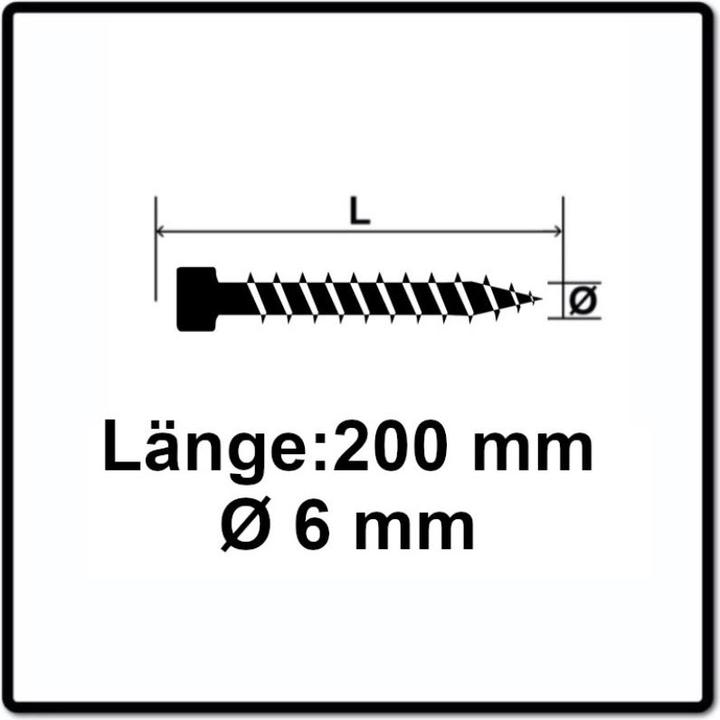 Produktbild Spax Zylinderkopfschrauben (100 Schrauben pro Stück)
