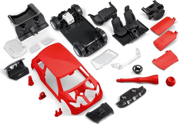 Actual product image Revell Rally Car with pullback motor, red
