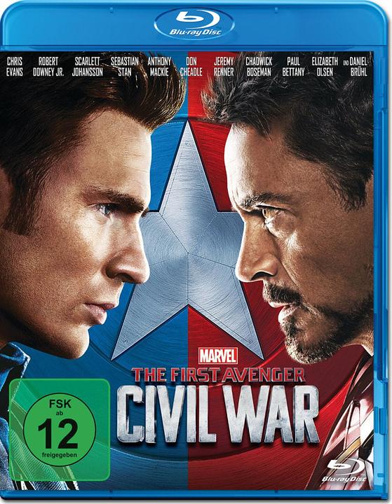Produktbild The First Avenger: Civil War (Blu-ray, 2016, Deutsch, Türkisch, Englisch)