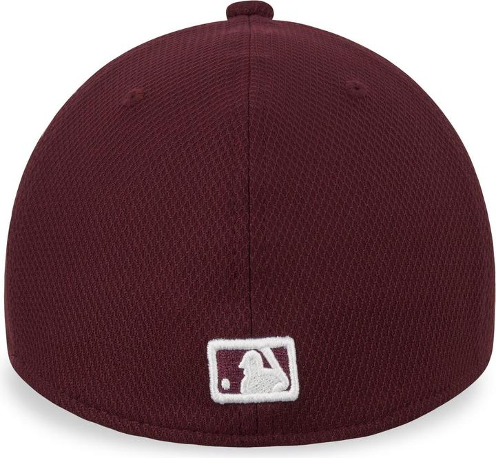 Produktbild New Era 39Thirty Diamond Cap - New York Yankees maroon XS/S (XS)