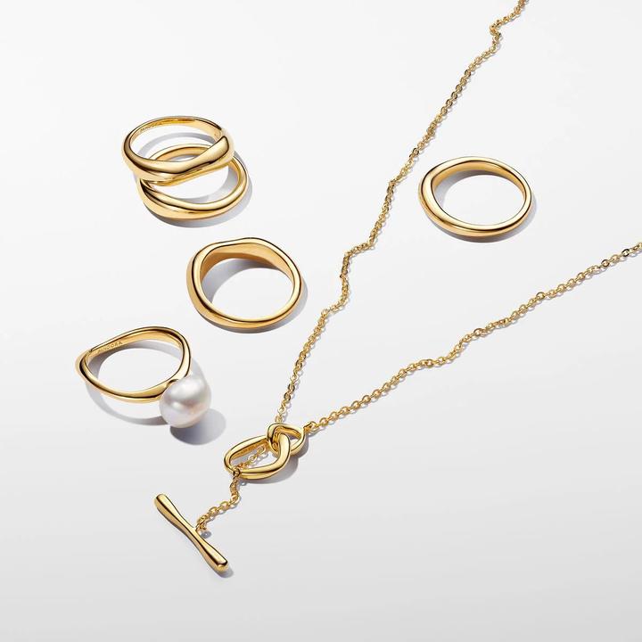 Produktbild Pandora Organisch Geformte Stacking Ringe (54)
