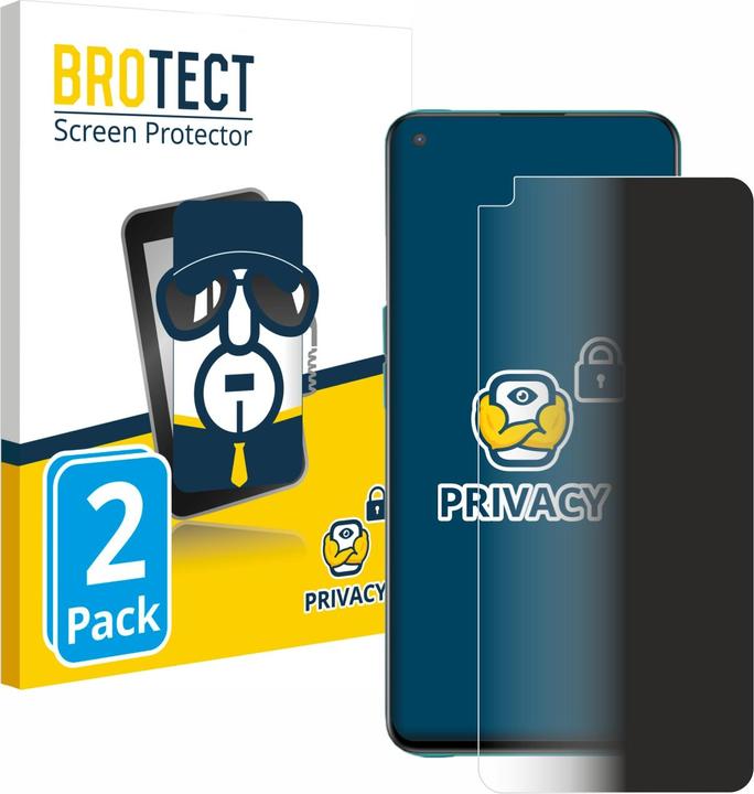 Immagine prodotto BROTECT Pellicola privacy antispia Pellicola di protezione dalla luce blu (2 Pezzo/i, OnePlus Nord CE 5G)