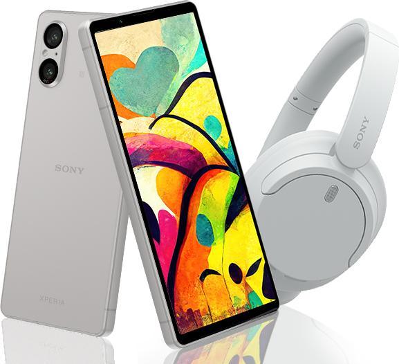 Image du produit Sony Xperia 5 V (128 Go, Platine Argent, 6.10", SIM + eSIM, 48 Mpx, 5G)