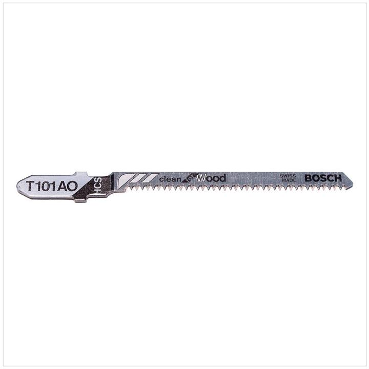 Produktbild Bosch Professional Zubehör Stichsägeblatt T 101 AO Clean for Wood, 5er-Pack