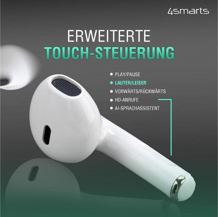 Actual product image 4smarts SkyPods Pro (No noise cancelling, 5 h, Wireless)
