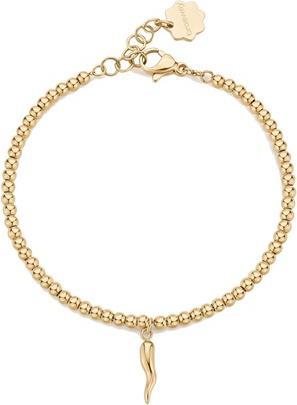 Brosway - Chilli Chakra Gold Plated Steel Bead Bracelet BHKB207