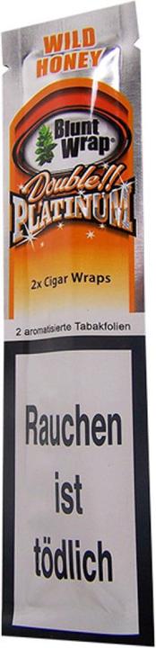 Blunt Wraps Double Platinum Wild Honey 2 en 1