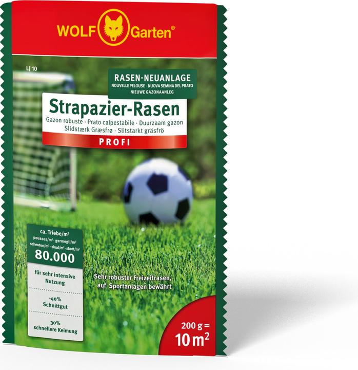 Actual product image Wolf-Garten Hardwearing lawn 10m2 (Lawn reseed)