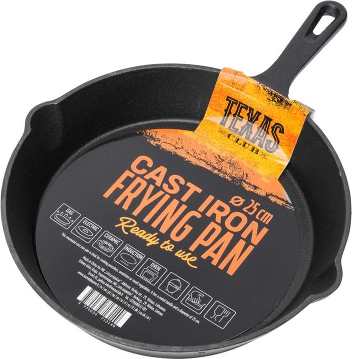 Actual product image Texas Cast iron pan (25 cm, Frying pan, Cast iron)