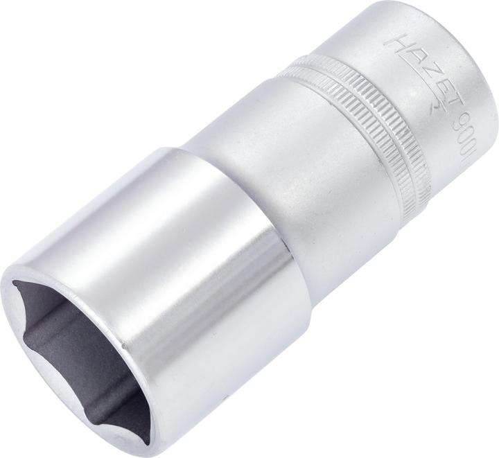 Produktbild HAZET Steckschlüsseleinsatz ∙ Sechskant 900LG-30 ∙ Vierkant12,5 mm (1/2 Zoll) ∙ Aussen Sechskant-Tra… (30 mm)
