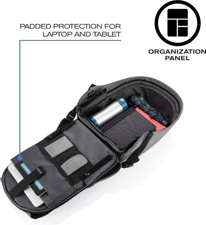 Actual product image XD Design Bobby Hero Small Backpack, foam, polyethylene terephthalate (11.50 l)