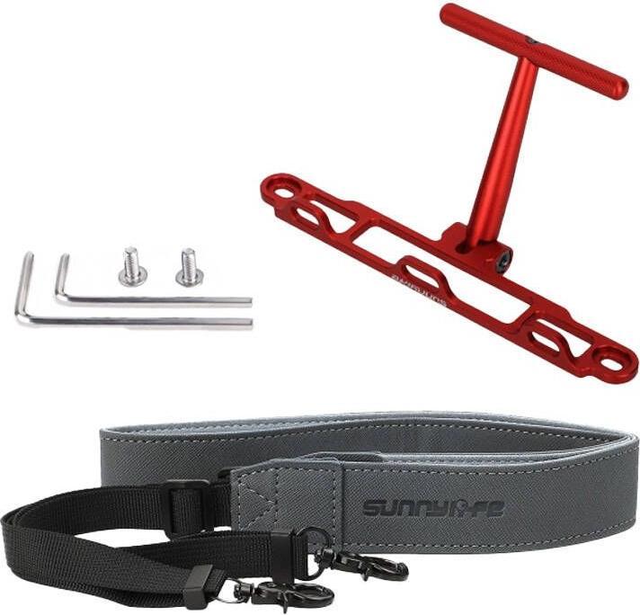 Produktbild Sunnylife Mount with strap for DJI RC / RC 2 controller (red) ZJ764-R (Drohnen Fernsteuerung, DJI RC 2, DJI RC)