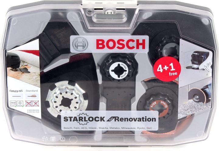 Produktbild Bosch Professional Zubehör Starlock Set für Renovierungsarbeiten, Expert for Wood Schleifblatt