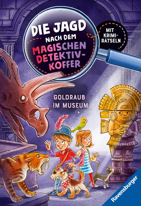 Productafbeelding Ravensburger Die Jagd nach dem magischen Detektivkoffer, Band 5: Goldraub im Museum (Duits, Cally Stronk, Patrick Fix, 2022)
