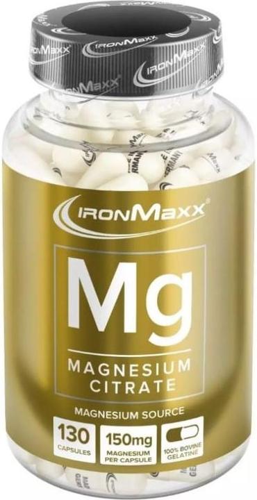 Actual product image IronMaxx Mg-Magnesium (130 Piece, Capsules, 500 g)