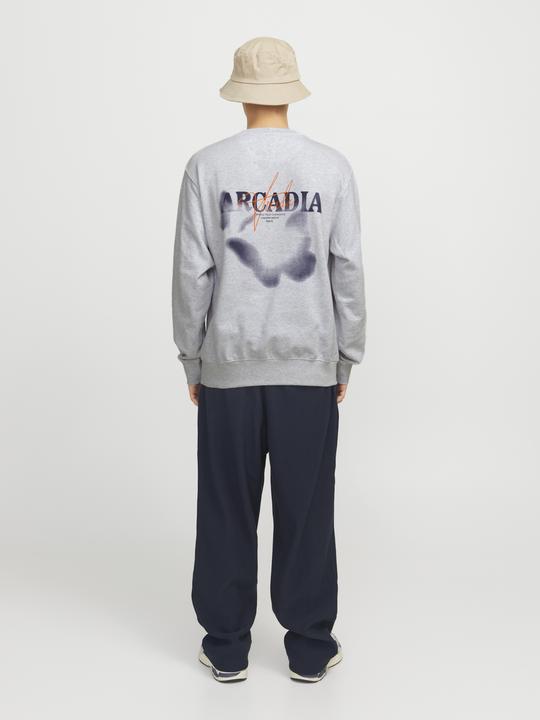 Actual product image Jack & Jones Jjecharge Graphic Sweat O-N Styd Aw24 Ln (XL)
