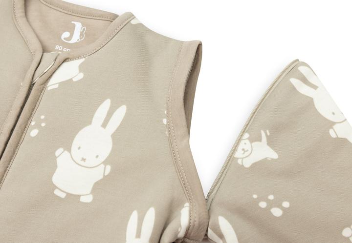 Produktbild Jollein Baby Schlafsack mit Abnehmbaren Ärmel 90cm Miffy Snuffy - Olive Green (90 cm, 3.5 TOG, Winter)