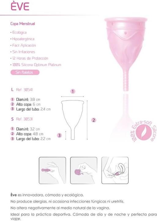 Actual product image Femintimate Eve Silicone Menstrual Bag Size L (L)