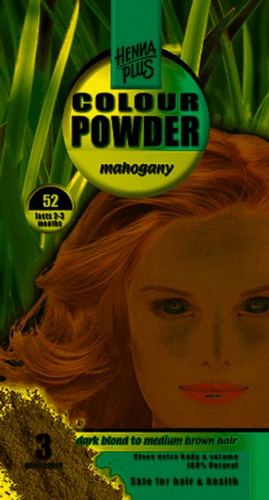 Actual product image Hennaplus Colour Powder (52 mahogany)
