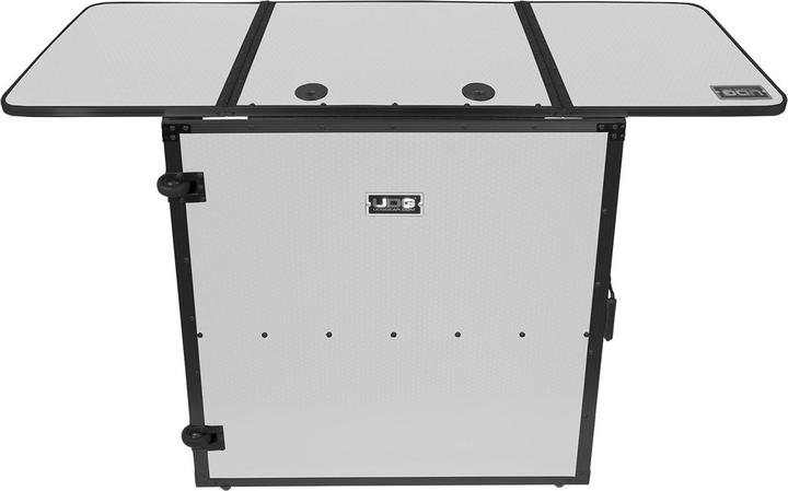 Actual product image UDG Ultimate Fold Out DJ Table White MkII Plus (Wheels)