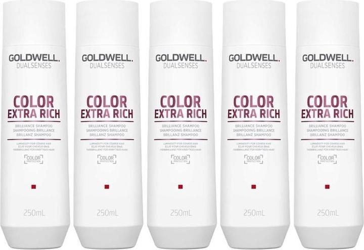 Immagine prodotto Goldwell 10x Dualsenses Farbe extra reichhaltiges Brilliance Shampoo 250ml (250 ml, Shampoo liquido)