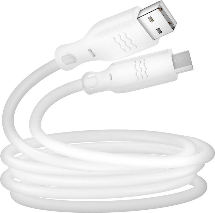 Bigben ECO Cable USB A-Micro 2m White (2 m, USB 2.0)
