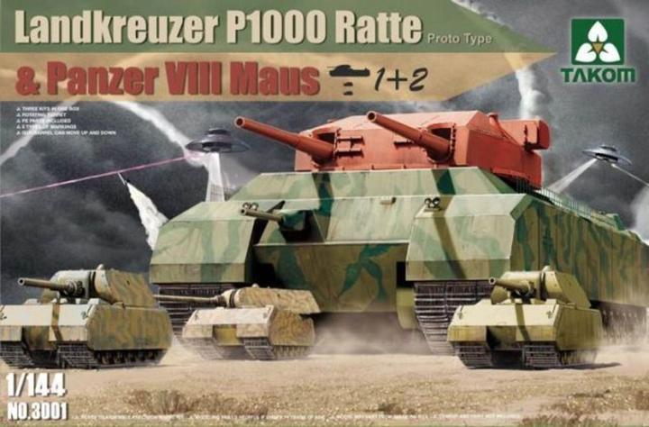 Produktbild Takom Landkreuzer P1000 Ratte(Proto Type)&Panz