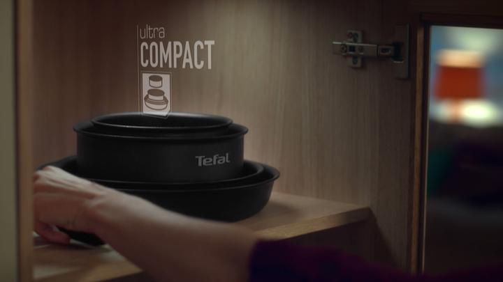 Produktbild Tefal Ingenio Preference On 13-teiliges Set (24 cm, Wok Pfanne, Pfannenset + Topfset, Kochtopf, Bratpfanne, Stielkasserolle, Edelstahl)