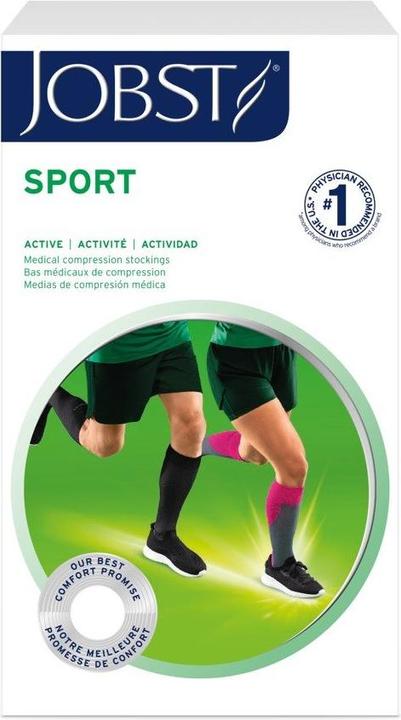 Jobst Sport Kniestrumpf 15-20mmHg M royal blue 1 Paar