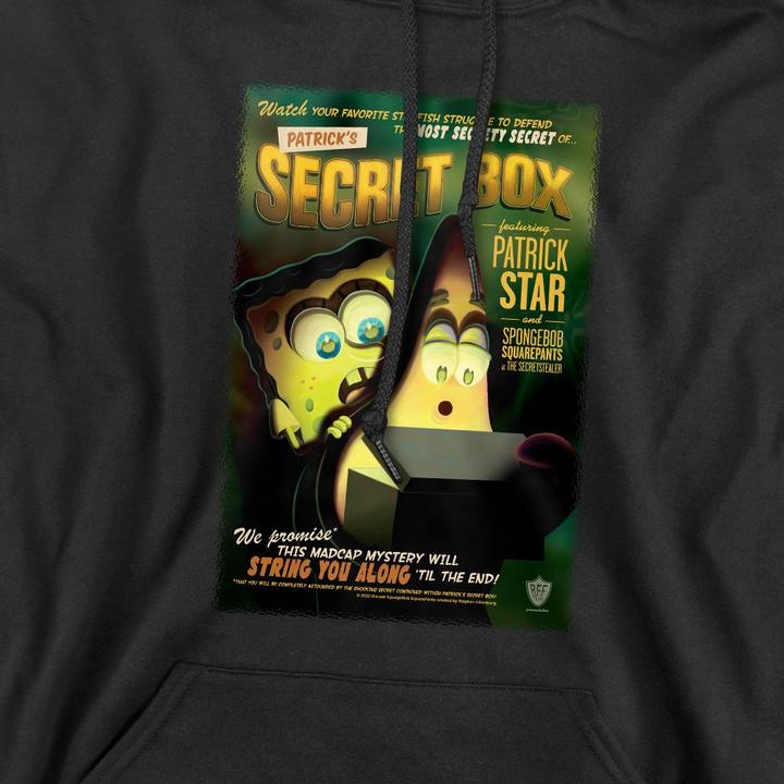 Immagine prodotto Spongebob Squarepants Patrick's Secret Box Felpa con Cappuccio Uomo (S)