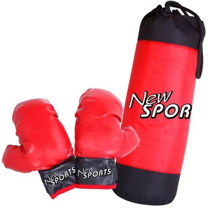 Actual product image New Sports Punching bag + boxing gloves (14 cm, 1.02 kg)