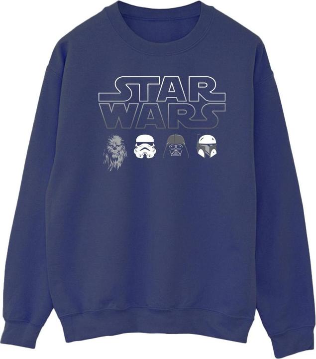 Star Wars Character Heads Sweatshirt (XL)