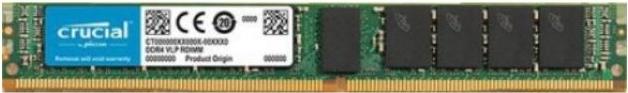 Actual product image Crucial 16GB DDR4 2400 MT/s UDIMM 288pin DR x8 CL19 VLP ECC (1 x 16GB, 2666 MHz, DDR4-RAM, DIMM)