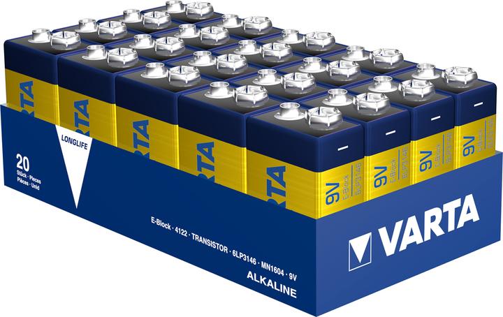 Produktbild Varta Longlife (20 Stk., 9V Block)