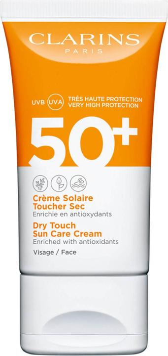 Image du produit Clarins Toucher sec (Crème solaire visage, SPF 50+, 50 ml, 71 g)