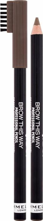 Immagine prodotto Rimmel London Rimmel - Matita per sopracciglia Brow This Way Brow con pennello 006 Brunette 0,25g (006 Brunetta)