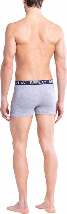 Actual product image Replay Trunk BOXER Style 01/C Basic Cuff Logo im 2er Pack (XXL, pack of 2)
