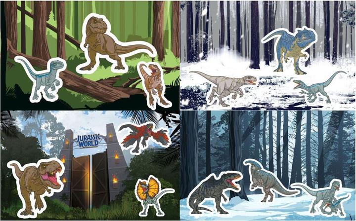 Produktbild Diakakis Aufkleberset Jurassic World