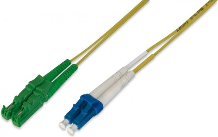 Digitus Fiber Optic Patch Cord, E2000 (8° APC) to LC (PC), Singlemode (S/UTP, CAT6a, 1 m)