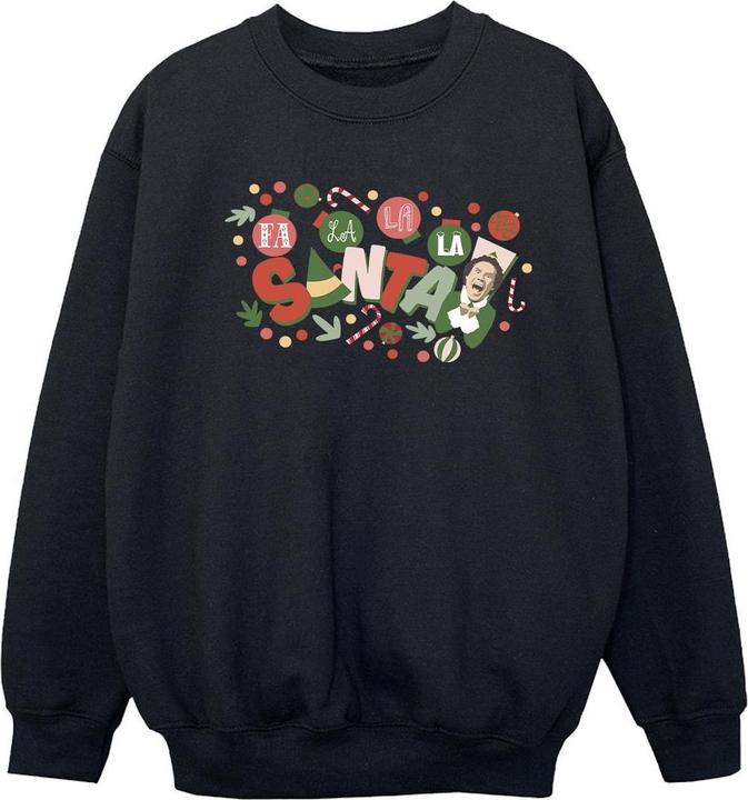 Elf Santa Fa La La Sweatshirt Mädchen