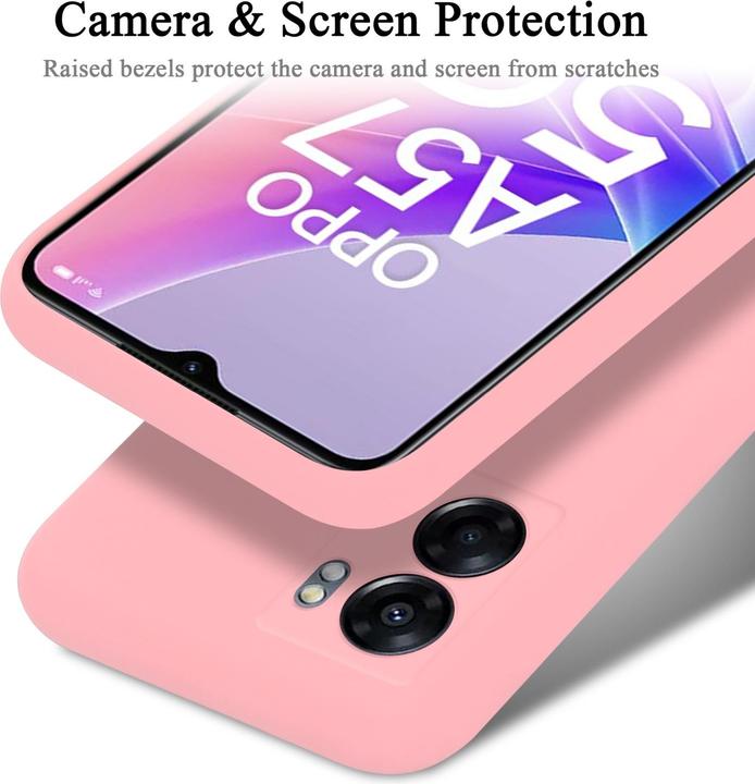 Immagine prodotto Cadorabo Custodia in silicone liquido TPU per Oppo A57 5G / A77 5G / Realme V23 (Realme V23 5G, Oppo A57 5G, Oppo A77 5G)