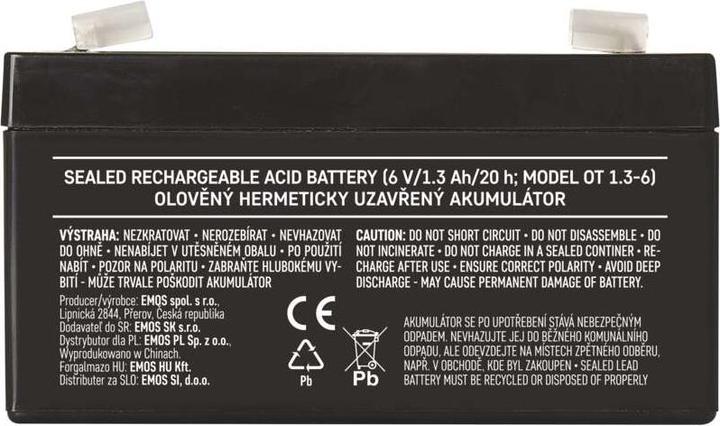 Actual product image Emos ACCUMULATOR SLA /1.3Ah FA (1 pcs., Device specific, 1300 mAh)