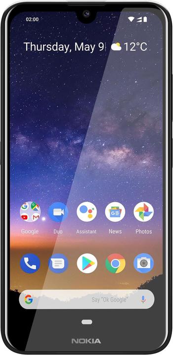Produktbild Nokia 2.2 (16 GB, Schwarz, 5.71", Hybrid Dual SIM, 13 Mpx, 4G)