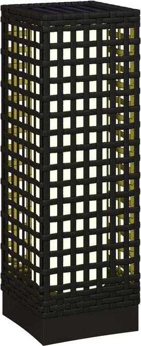 Immagine prodotto Swisshandel24 Luce solare, Lampada solare in rattan, Luce da sentiero impermeabile con sensore di luce, Luce da (15 lm, IP44)