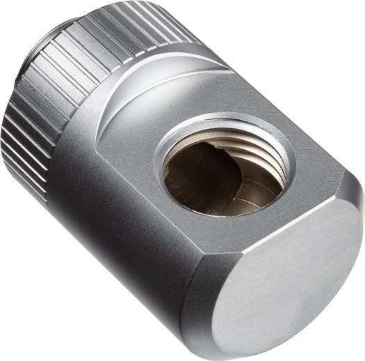 Produktbild EKWB EK-Quantum Torque Winkel 90 Grad G1/4 Zoll AG auf G1/4 Zoll IG - drehbar, Satin Tita